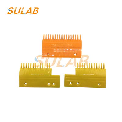 Hyundai Escalator Spare Parts Yellow Plastic Comb Plate S655B6