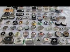 ব্রেইল লিফট সহ লিফট বোতাম উচ্চ মানের স্টেইনলেস স্টীল P366060B112G11L922