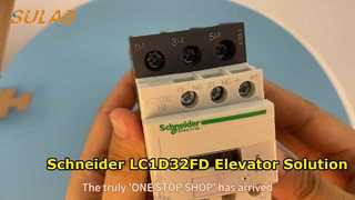 স্নাইডার LC1D32FD 3‑পোল পাওয়ার কন্টাক্টর 32A 110VDC কয়েল 1NO+1NC Aux এর জন্য লিফট কন্ট্রোল ক্যাবিনেট S