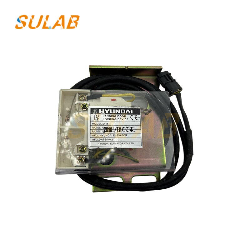 Elevator Door Lock Device with Dual Protection Mechanical Locking and Electrical Verification for Secure Elevator Operation