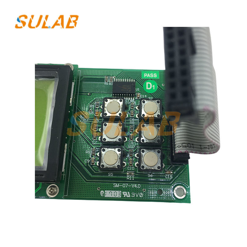 STEP Elevator Mainboard Operator SM-07-V4.0 with 32-bit ARM Processor and CAN Bus Communication LCD Debugging Panel with One Year Warranty