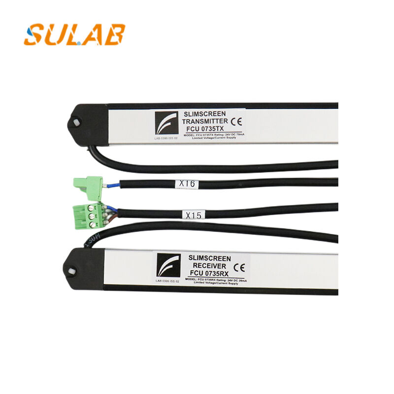FCU07350740RX Elevator Light Curtain Receiver with High-Sensitivity Infrared and Dustproof Plastic Housing for Lift Car Door Anti-Clamp Protection