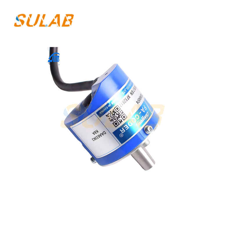 Tamagawa TS5246N574 Hollow Shaft Rotary Encoder with 8192 Pulses per Revolution Shock-proof Vibration-resistant Compact Design for Elevator Traction Motors