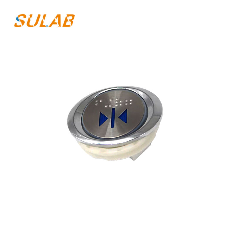 Elevator Push Button MTD331 Round LED Back-light Call Button with Stainless Steel Faceplate and Plug-in Connector Design