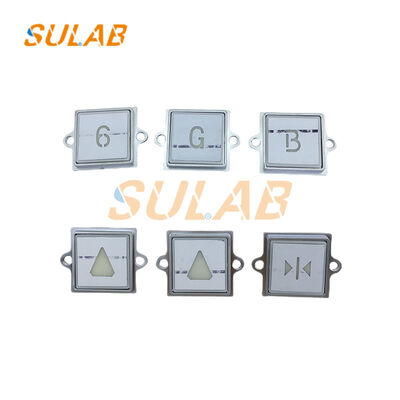 KONE 863223H03 LED নির্দেশক আলো এবং কাস্টমাইজযোগ্য পৃষ্ঠ সঙ্গে স্টেইনলেস স্টীল শেল লিফট বোতাম