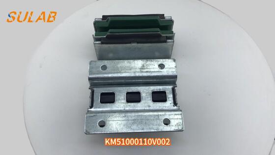 কোনে লিফট স্লাইডিং গাইড জুতা 9 মিমি / 10 মিমি / 16 মিমি রেলের জন্য কম ঘর্ষণ পলিমার লাইনার এবং জিংক-প্লেটেড স্টিল ফ্রেম সহ