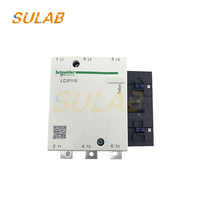 Schneider Contactor LC1F115 115A AC3 তে 1000V ইনসুলেশন এবং লিফট কন্ট্রোলের জন্য 3NO মেইন কন্টাক্ট সহ