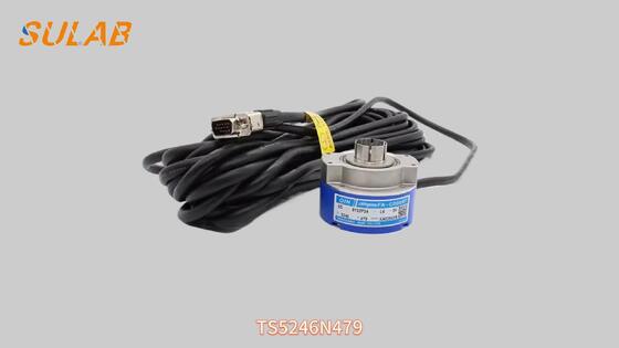 Tamagawa TS5246N479 হোল শ্যাফ্ট রোটারি এনকোডার প্রতি ঘূর্ণন প্রতি 8192 পালস এবং লিফট পিএমএসএম ট্র্যাকশন মোটরের জন্য ডিসি 5 ভি পাওয়ার সাপ্লাই সহ