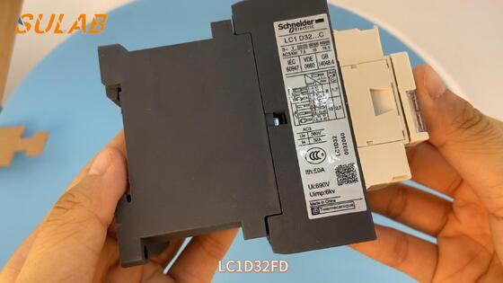 Schneider LC1D32FD 3-পোল পাওয়ার Contactor 32A 110VDC Coil 1NO+1NC Aux লিফট কন্ট্রোল ক্যাবিনেটের জন্য
